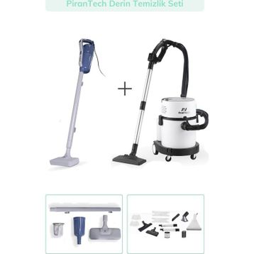 PiranTech RLZ-208 Beyaz Buharlı Temizlik Robotu