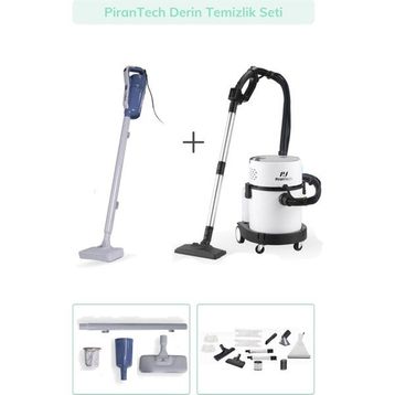 PiranTech RLZ-208 Beyaz Buharlı Temizlik Robotu