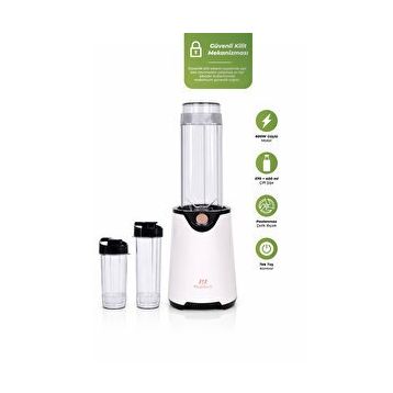 PiranTech YH-1200 Beyaz Kişisel Smoothie Blender