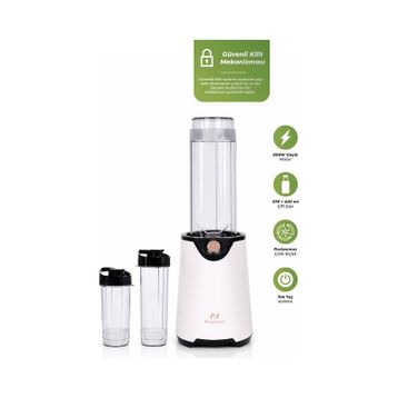 PiranTech YH-1200 Beyaz Kişisel Smoothie Blender