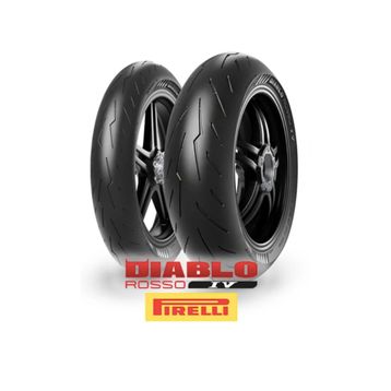 Pirelli 110/70ZR17 150/60ZR17 Diablo Rosso IV Ön Arka Takım Lastik