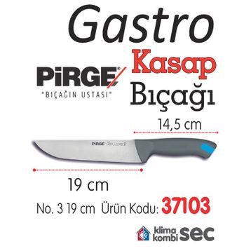 Pirge 37103 Gastro 19 cm Kasap Bıçağı