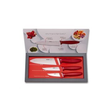 Pirge 48010 Pure Line 3'lü Şef Bıçak Seti