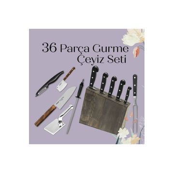 Pirge Çeyizlik Gurme – 36 Parça Bıçak Seti