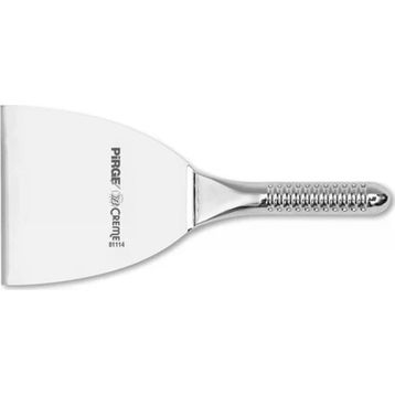 Pirge Creme 12.5 cm Paslanmaz Sap Spatula