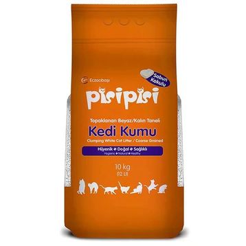 Pisipisi Sabun Kokulu Kalın Taneli Topaklanan 10 kg Kedi Kumu