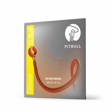 Pitbull 010-047 Strings Silver Series Sag Takım Gitar Teli