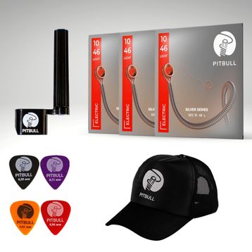 Pitbull SEG 10-46 L Silver Seri Elektro Gitar Teli