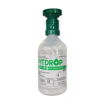 Pitdrop 500 ml Yeşil Kapak Toz için Göz Duşu