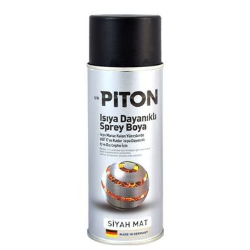 Piton Mat Siyah 400 ml Isıya Dayanıklı Sprey Boya