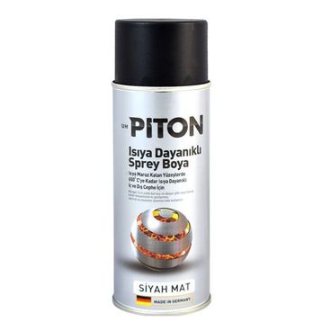 Piton Mat Siyah 400 ml Isıya Dayanıklı Sprey Boya