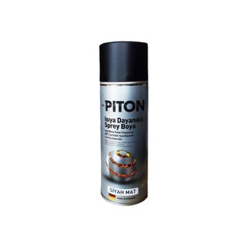 Piton Mat Siyah 400 ml Isıya Dayanıklı Sprey Boya