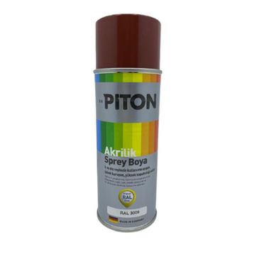 Piton RAL 3009 Oksit Kırmızı 400 ml Sprey Akrilik Boya