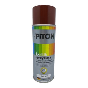 Piton RAL 3009 Oksit Kırmızı 400 ml Sprey Akrilik Boya