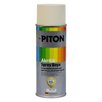 Piton RAL1013 İnci Beyaz Akrilik Sprey Boya