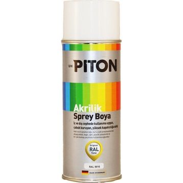 Piton RAL9016 Trafik Beyaz Akrilik Sprey Boya