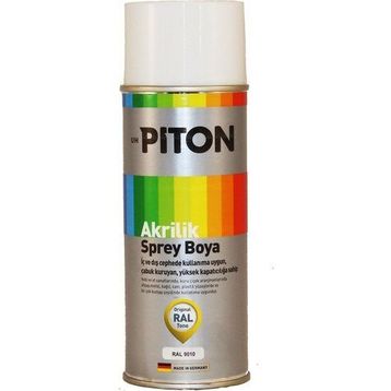 Piton RAL9016 Trafik Beyaz Akrilik Sprey Boya