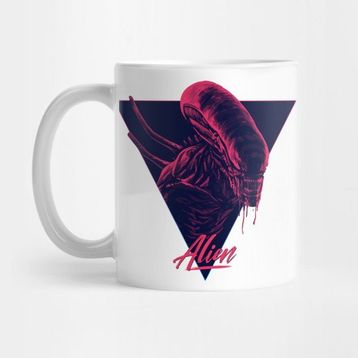 Pixxa Alien 80S Design Kupa Bardak