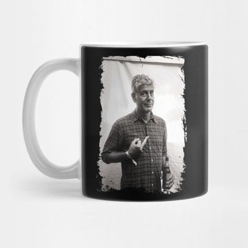 Pixxa Anthony Bourdain Middle Finger Kupa Bardak