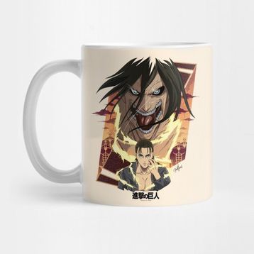 Pixxa Attack On Titan Eren Jaeger Kupa Bardak