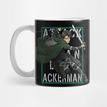 Pixxa Attack On Titan Fanart Levi Ackerman (Version 2/5) Kupa Bardak