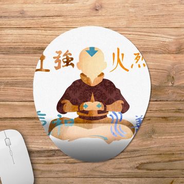 Pixxa Avatar the Last Airbender Bilek Destekli Oval Marjinal 4 Mouse Pad