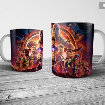 Pixxa Avengers Infinity War Kupa Bardak