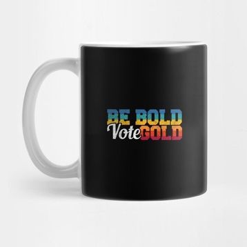 Pixxa Be Bold Vote Gold Kupa Bardak