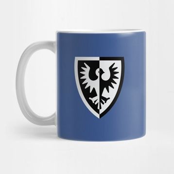 Pixxa Black Falcon Shield Logo Kupa Bardak