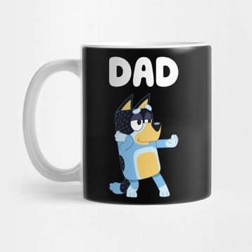 Pixxa Bluey Dad Kupa Bardak
