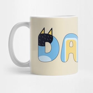 Pixxa Bluey Dad Kupa Bardak