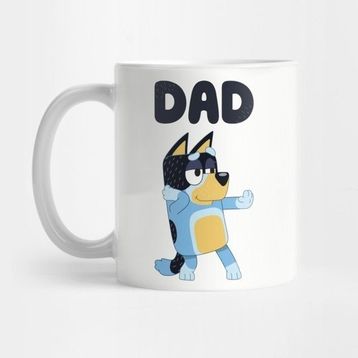 Pixxa Bluey Dad Kupa Bardak