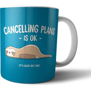 Pixxa Cancelling Plans is Ok Tembel Hayvan Tembellik Hakkı Model 1 Kupa Bardak