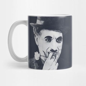 Pixxa Chaplin Watercolor Kupa Bardak