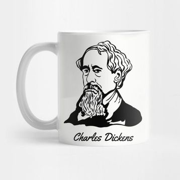 Pixxa Charles Dickens Tee Kupa Bardak