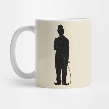 Pixxa Charlie Chaplin Black Kupa Bardak