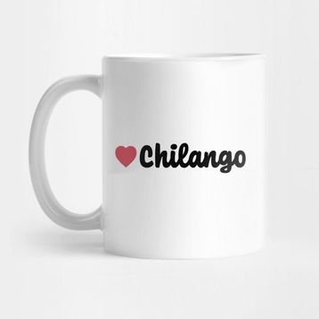 Pixxa Chilango Mexico City Heart Script Kupa Bardak
