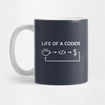 Pixxa Computer Coding Humor T-Shirt Kupa Bardak