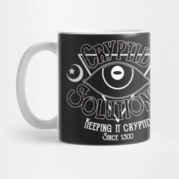 Pixxa Cryptid Solutions (Black) Kupa Bardak