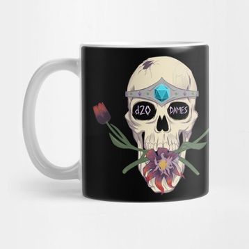 Pixxa D20 Dames Full Skull Logo Kupa Bardak
