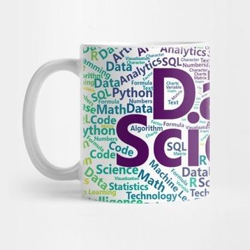 Pixxa Data Science Word Cloud Viridis Palette Kupa Bardak