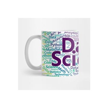 Pixxa Data Science Word Cloud Viridis Palette Kupa Bardak