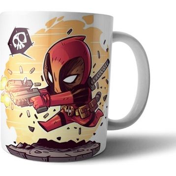 Pixxa Deadpool Chibi Kupa Bardak