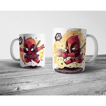 Pixxa Deadpool Chibi Kupa Bardak