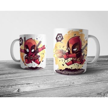 Pixxa Deadpool Chibi Kupa Bardak