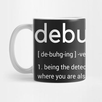 Pixxa Debugging Anlamı Programlama Kupa Bardak