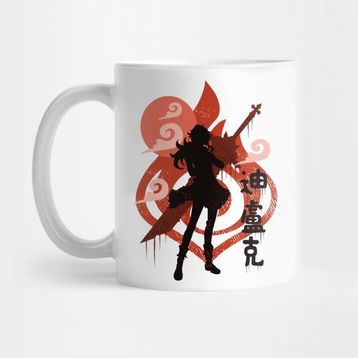 Pixxa Diluc Pyro Genshin Impact Kupa Bardak
