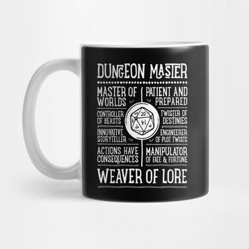 Pixxa Dnd Dungeon Master Kupa Bardak