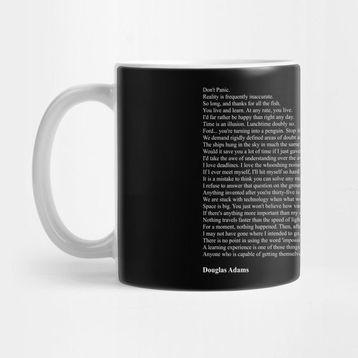 Pixxa Douglas Adams Quotes Kupa Bardak