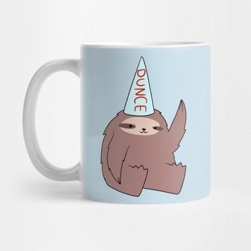 Pixxa Dunce Sloth Kupa Bardak